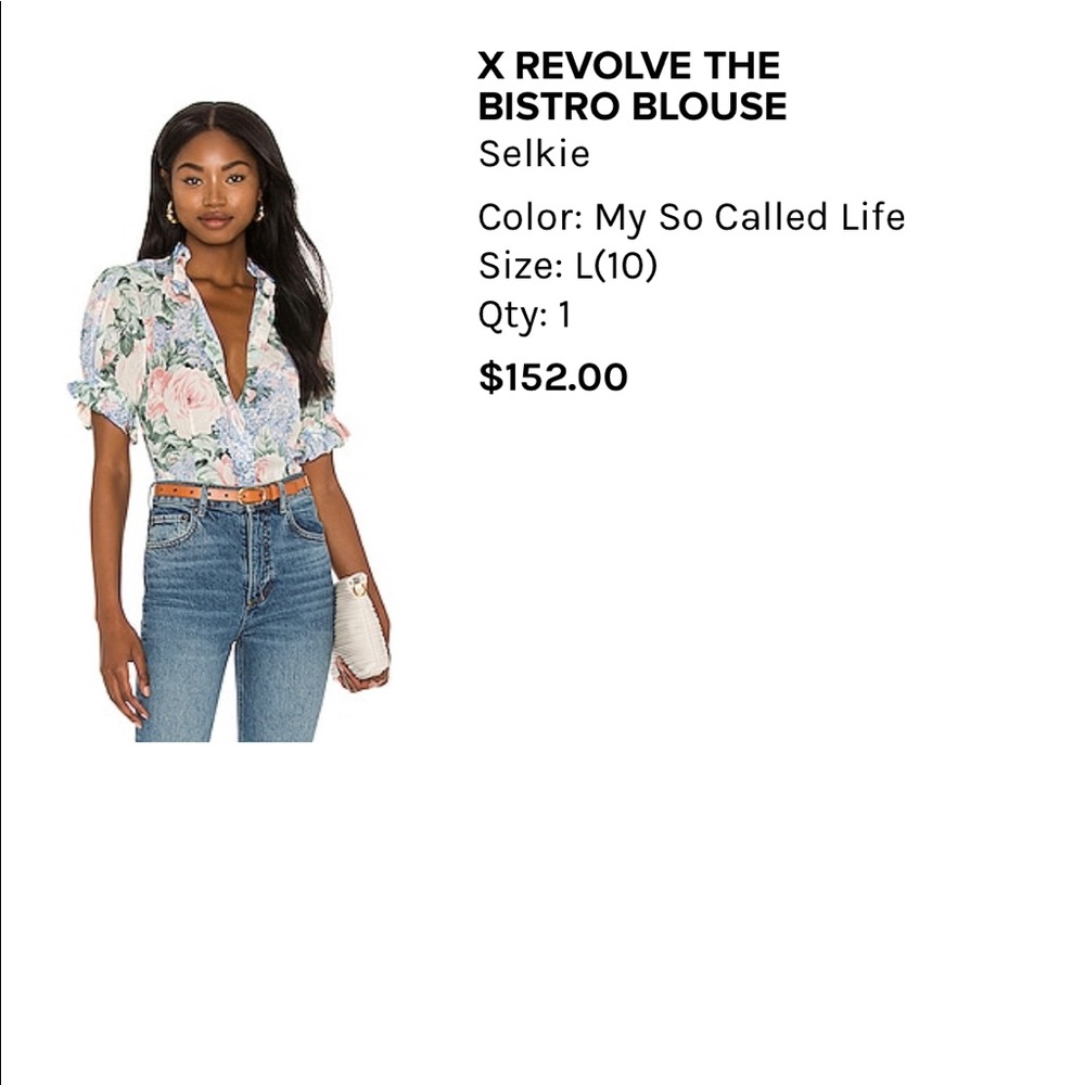 Selkie floral Blouse L